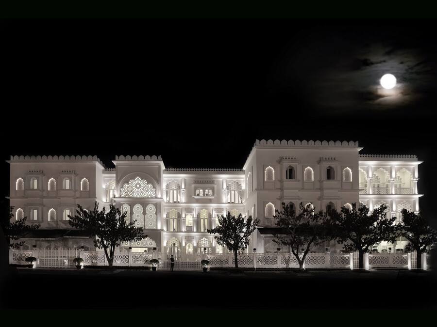 Front of property – evening/night