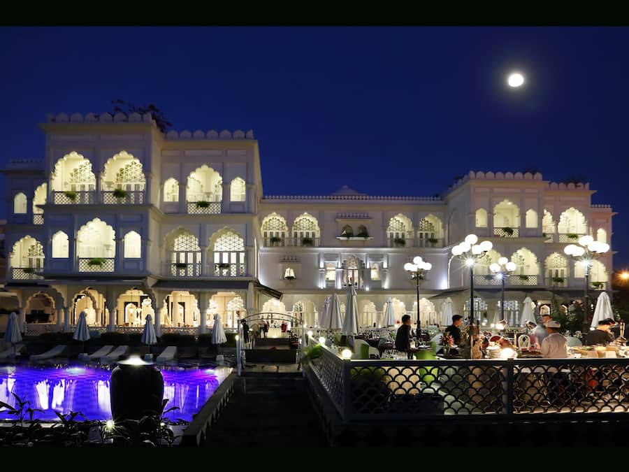 Front of property - evening/night