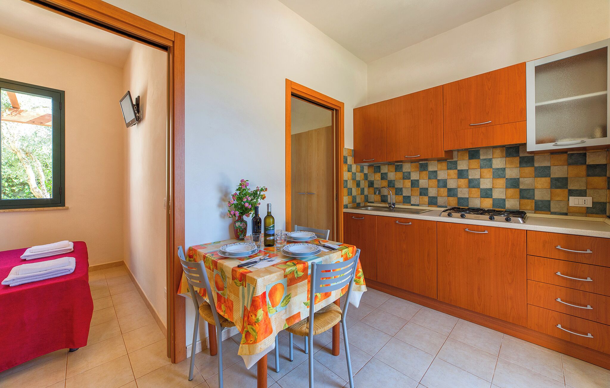 Appartamento, 2 camere da letto | Cucina privata | Frigorifero con congelatore, microonde, piano cottura