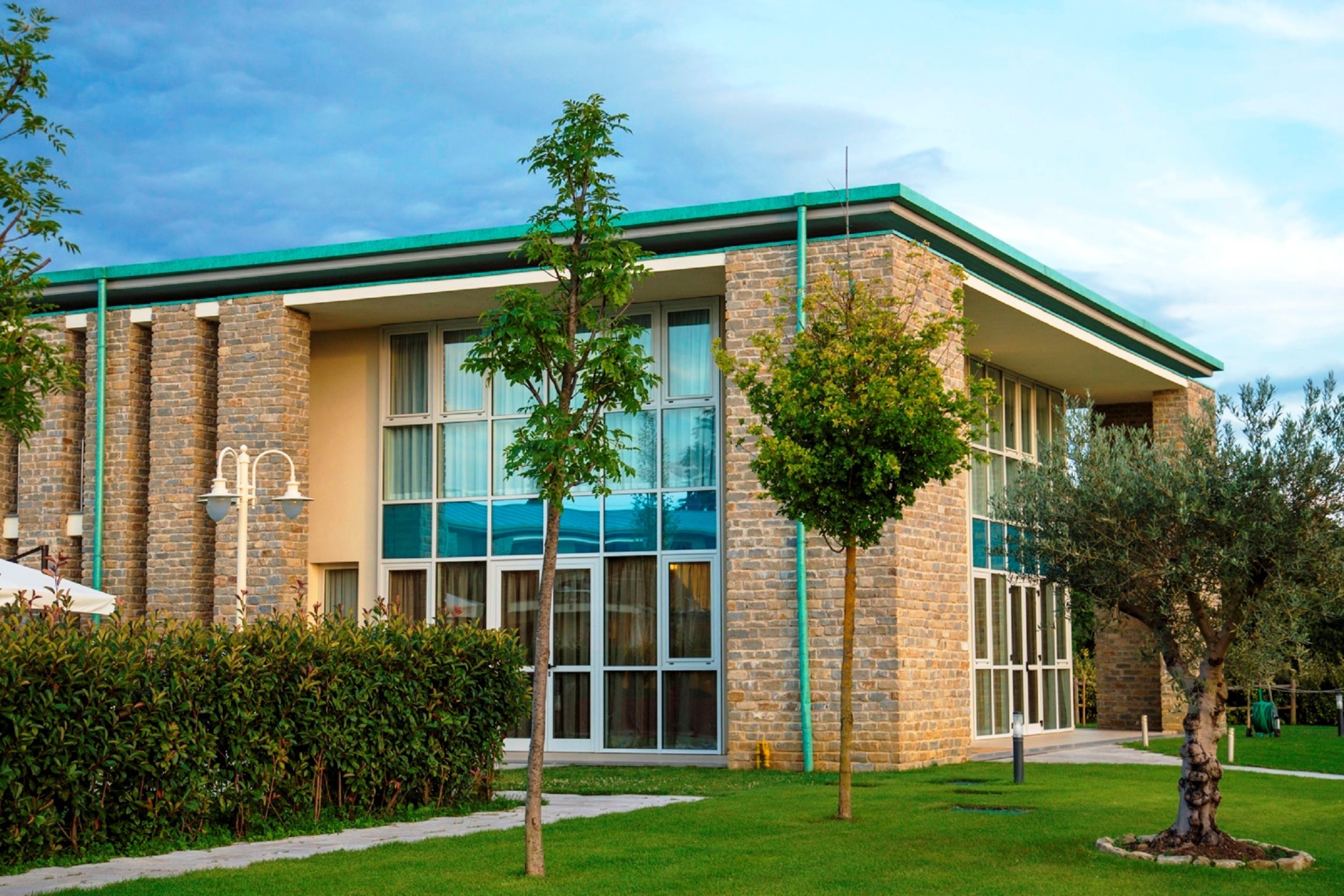 Façana frontal de l'allotjament