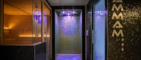 Couples treatment rooms, sauna, steam room, Turkish bath