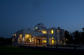 Front of property - evening/night