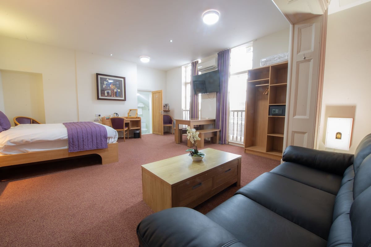 superior room, 1 double bed with sofa bed | in-room safe, desk, soundproofing, free wifi