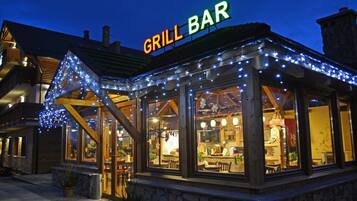 Front of property - evening/night