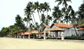 Playa privada, arena blanca