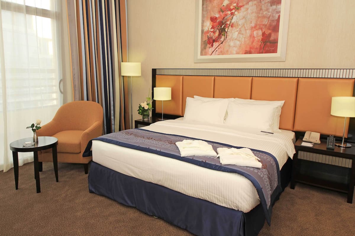 Presidential-suite - 1 kingsize-seng | 1 soveværelse, premium-sengetøj, Select Comfort-senge, minibar