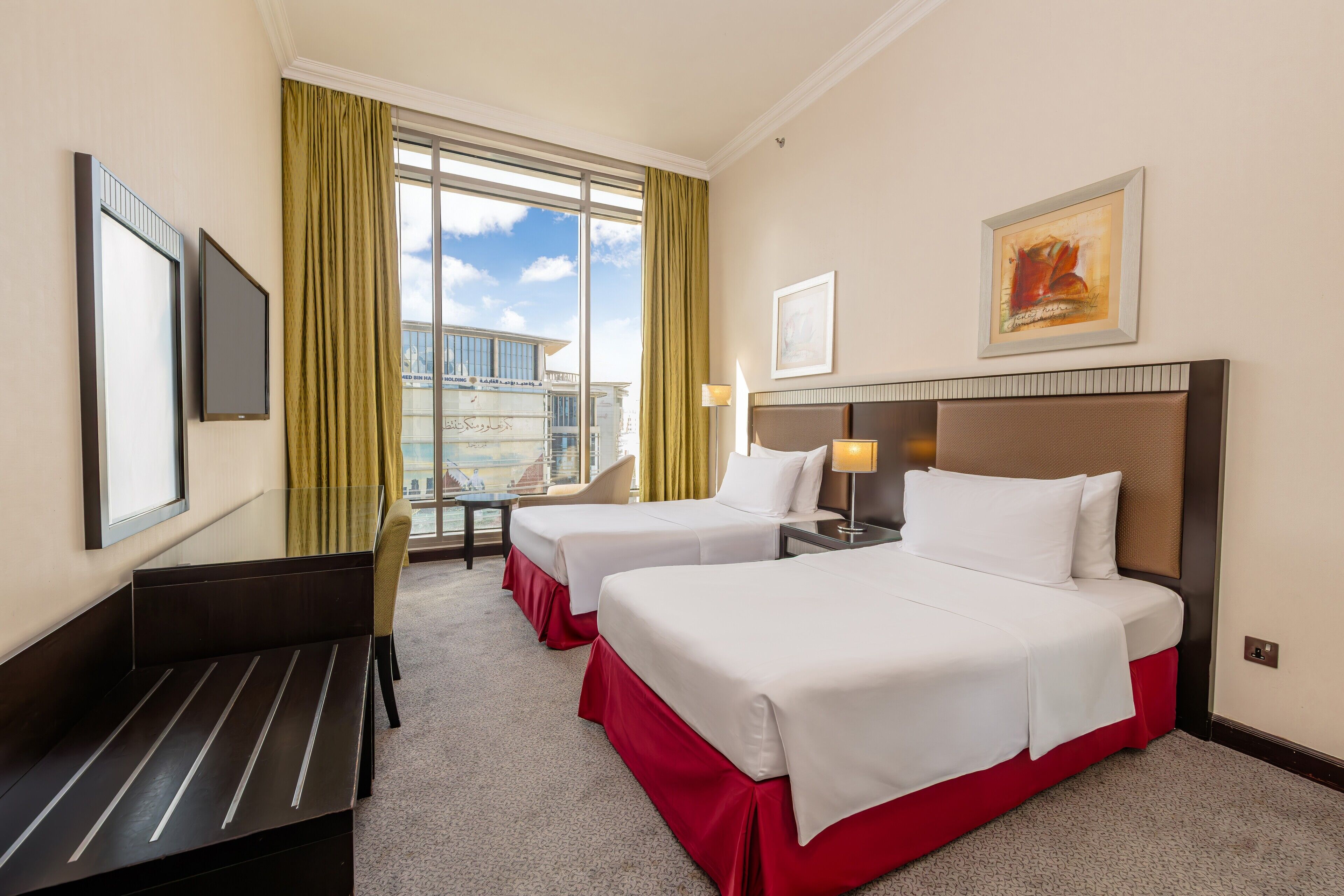 1 slaapkamer, luxe beddengoed, Select Comfort-bedden, een minibar