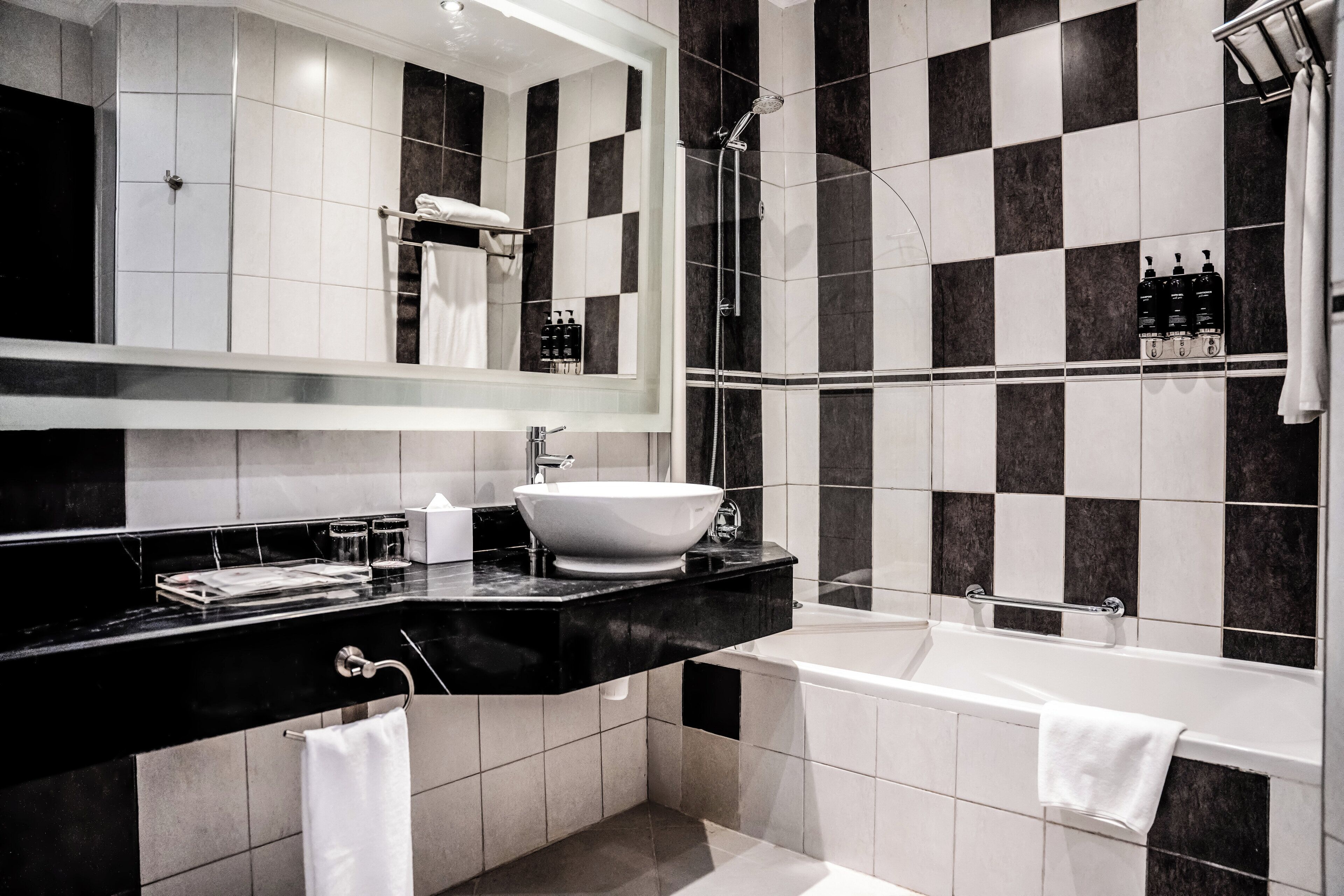 shower, bathrobes, slippers, bidet