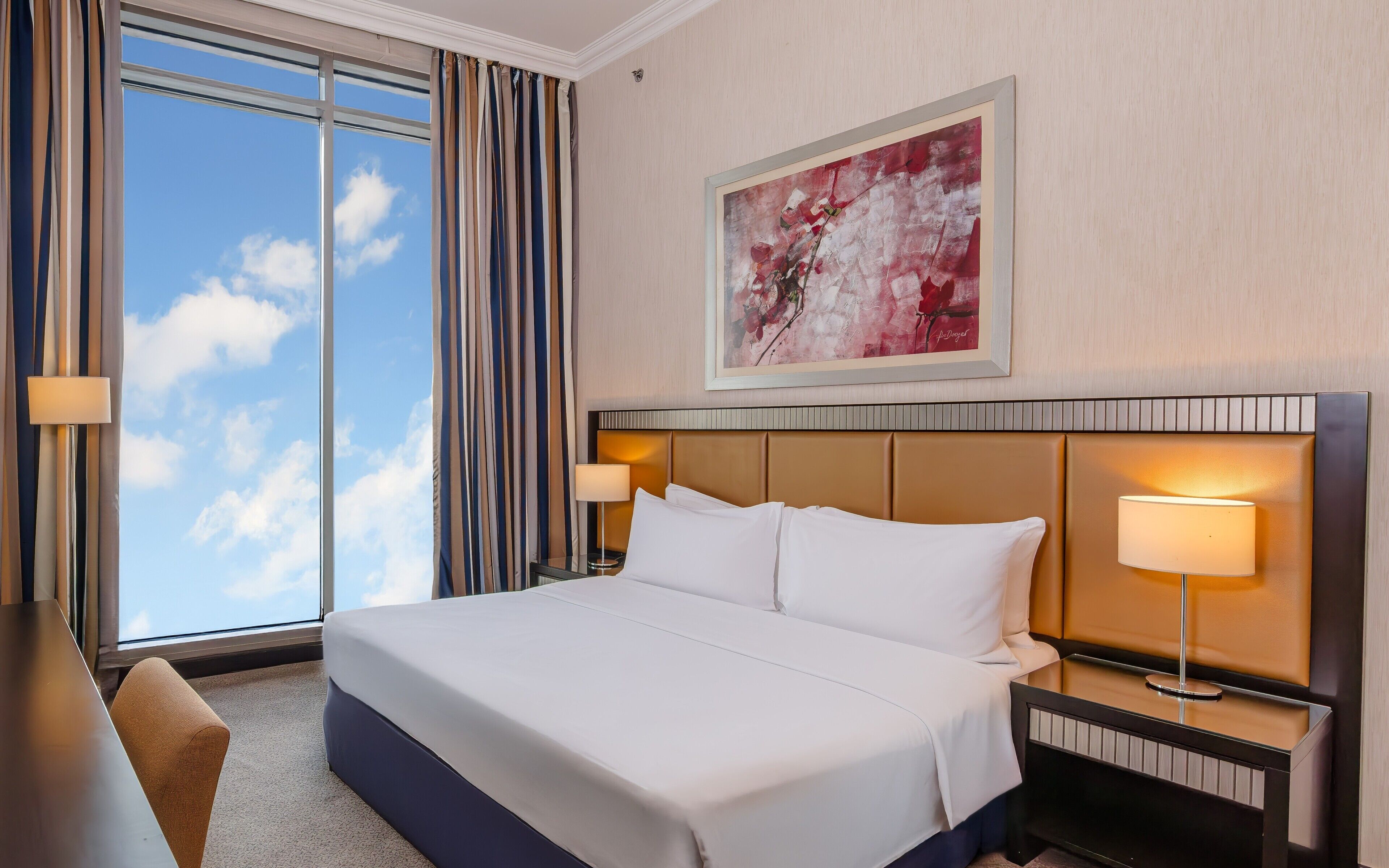 1 slaapkamer, luxe beddengoed, Select Comfort-bedden, een minibar