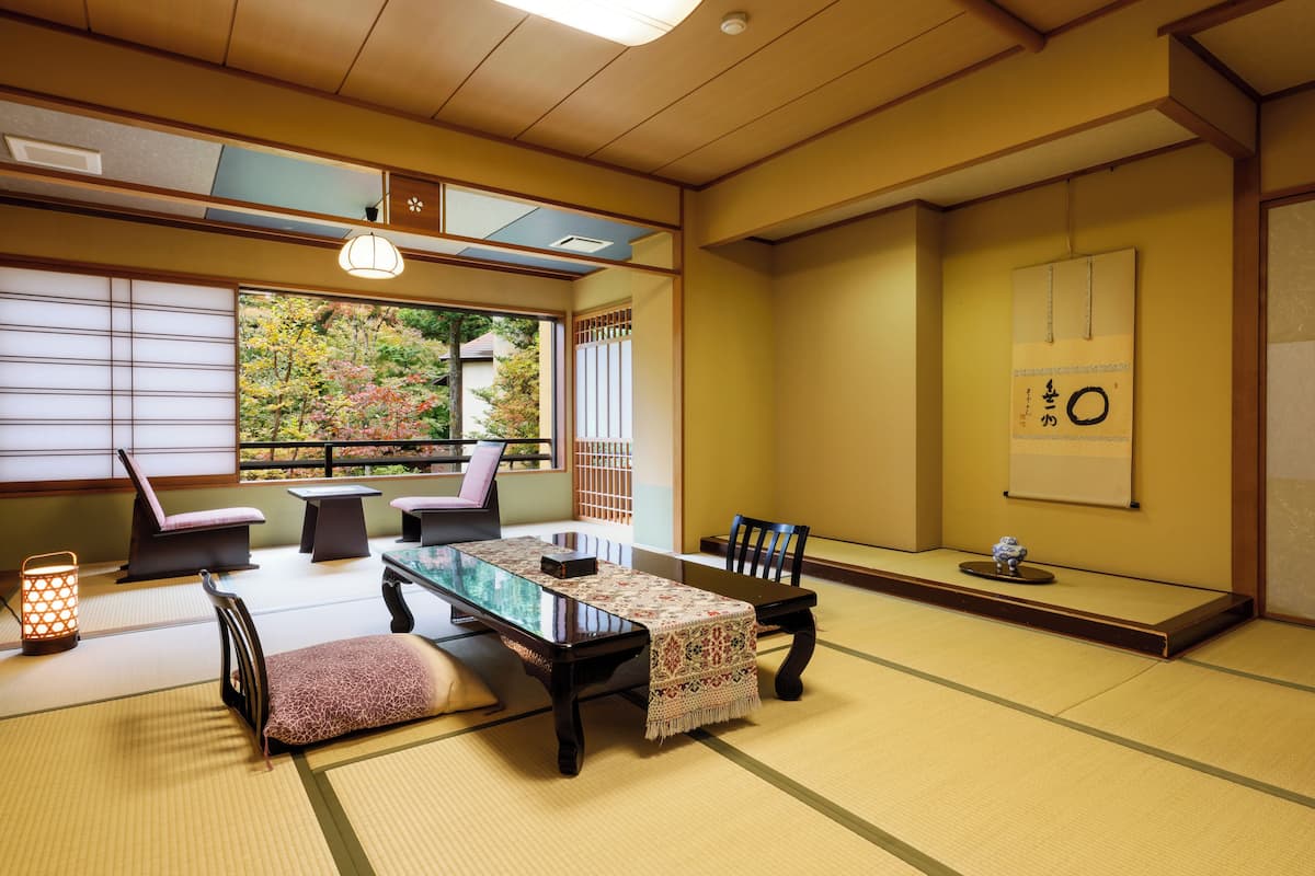 豪華客房, 浴室扶手, 非吸煙房 (Japanese-Style, HORAI) | 防敏寢具、羽絨被、房內夾萬、摺床/加床 (收費)