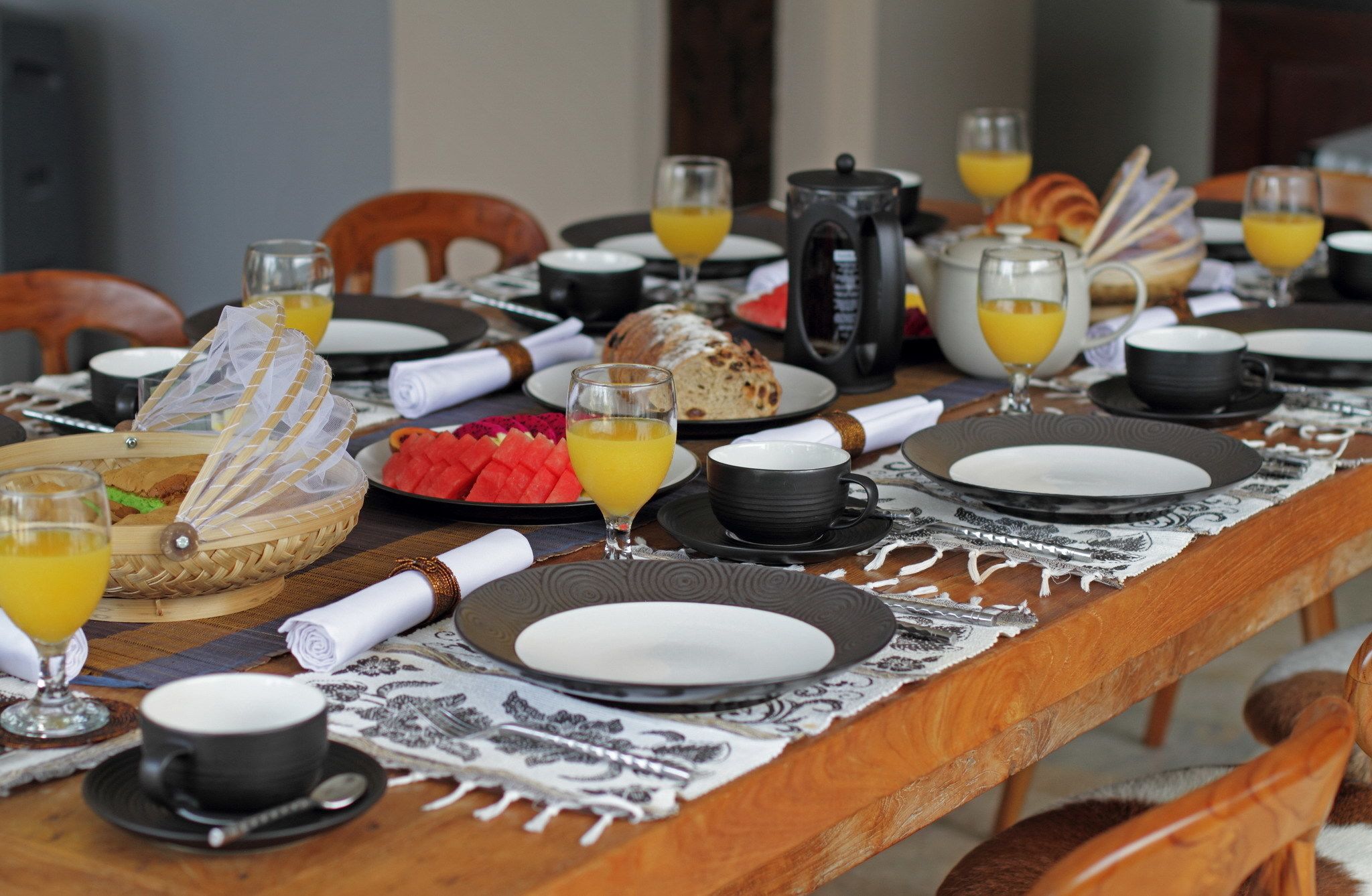 Free daily breakfast