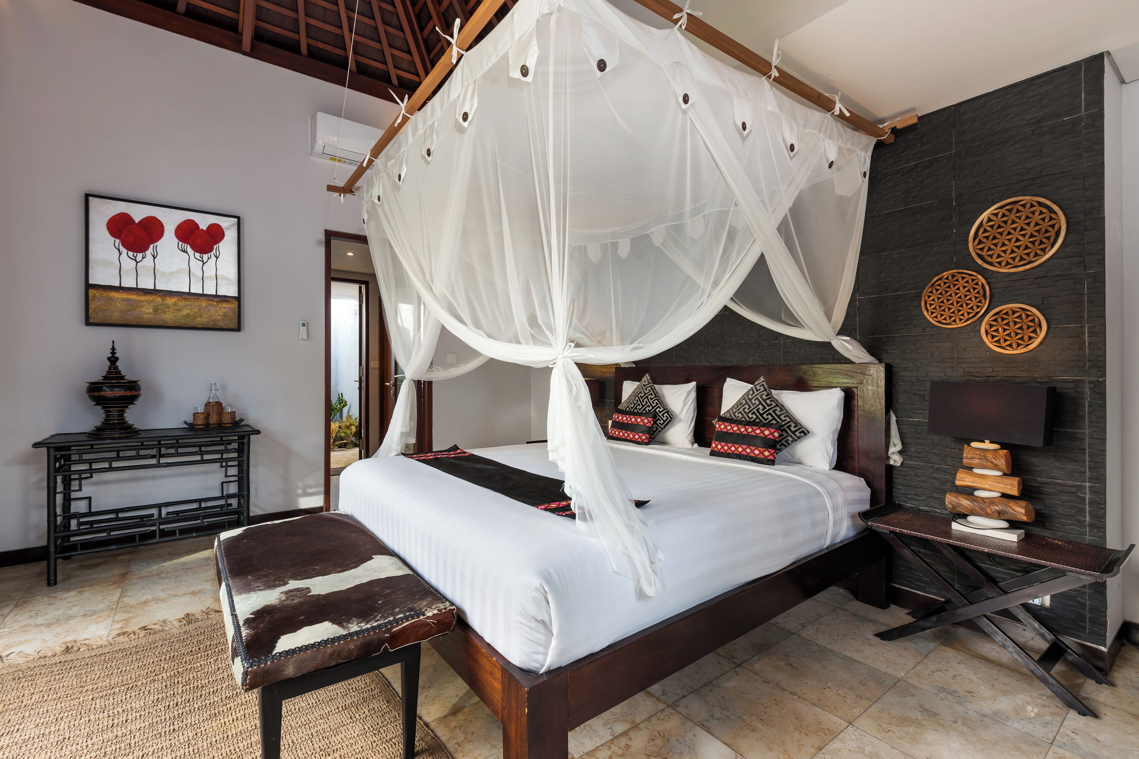 Villa, 3 Schlafzimmer, eigener Pool | Zimmersafe, individuell dekoriert, individuell eingerichtet