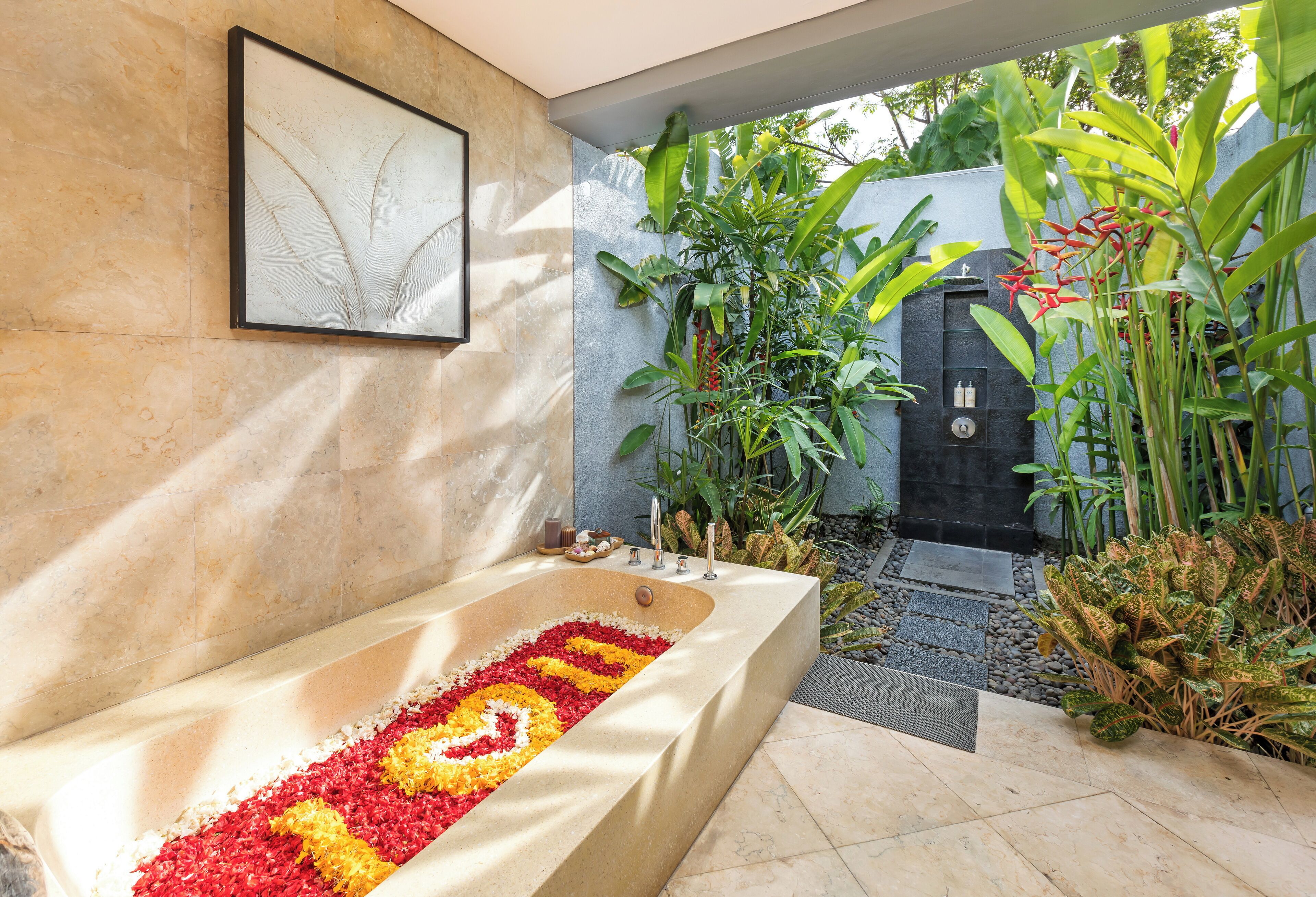 Villa, 3 Schlafzimmer, eigener Pool | Badezimmer