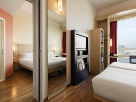 Family Room, Multiple Beds | In-room safe, desk, laptop workspace, blackout drapes