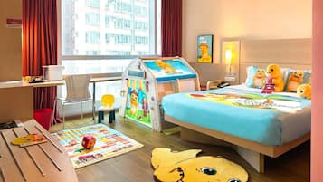 In-room safe, desk, laptop workspace, blackout drapes