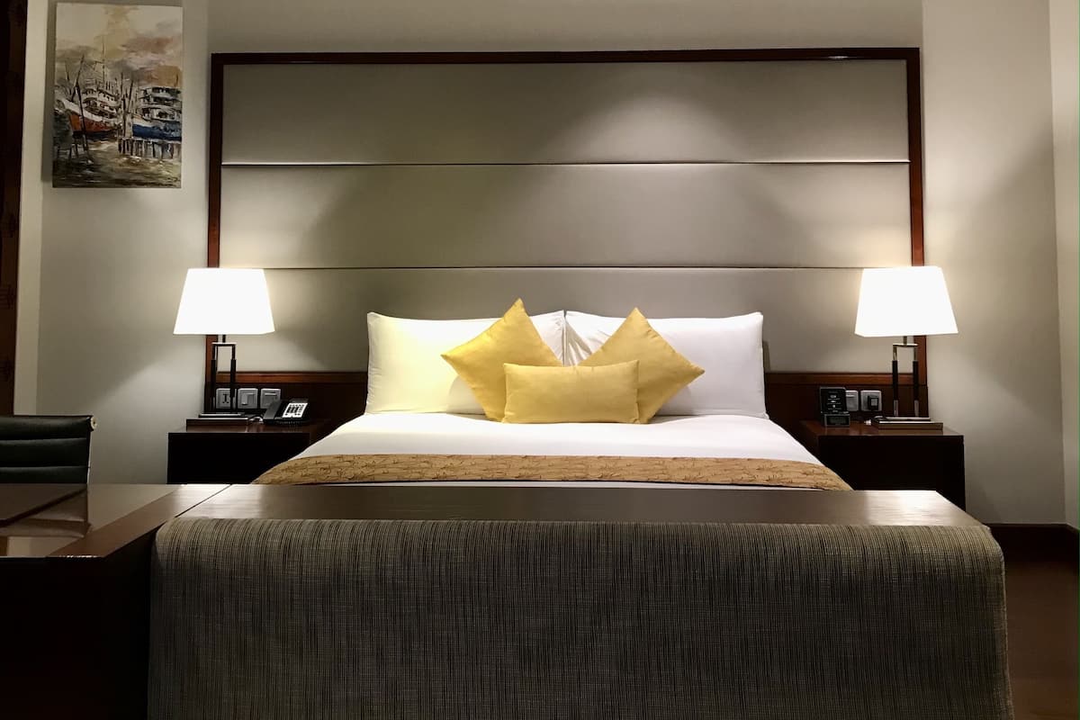 1 Schlafzimmer, hochwertige Bettwaren, Minibar, Zimmersafe