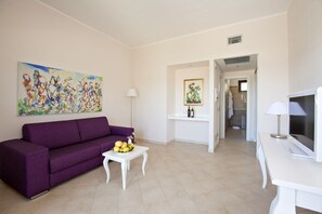 Een 32-inch televisie met satellietzenders