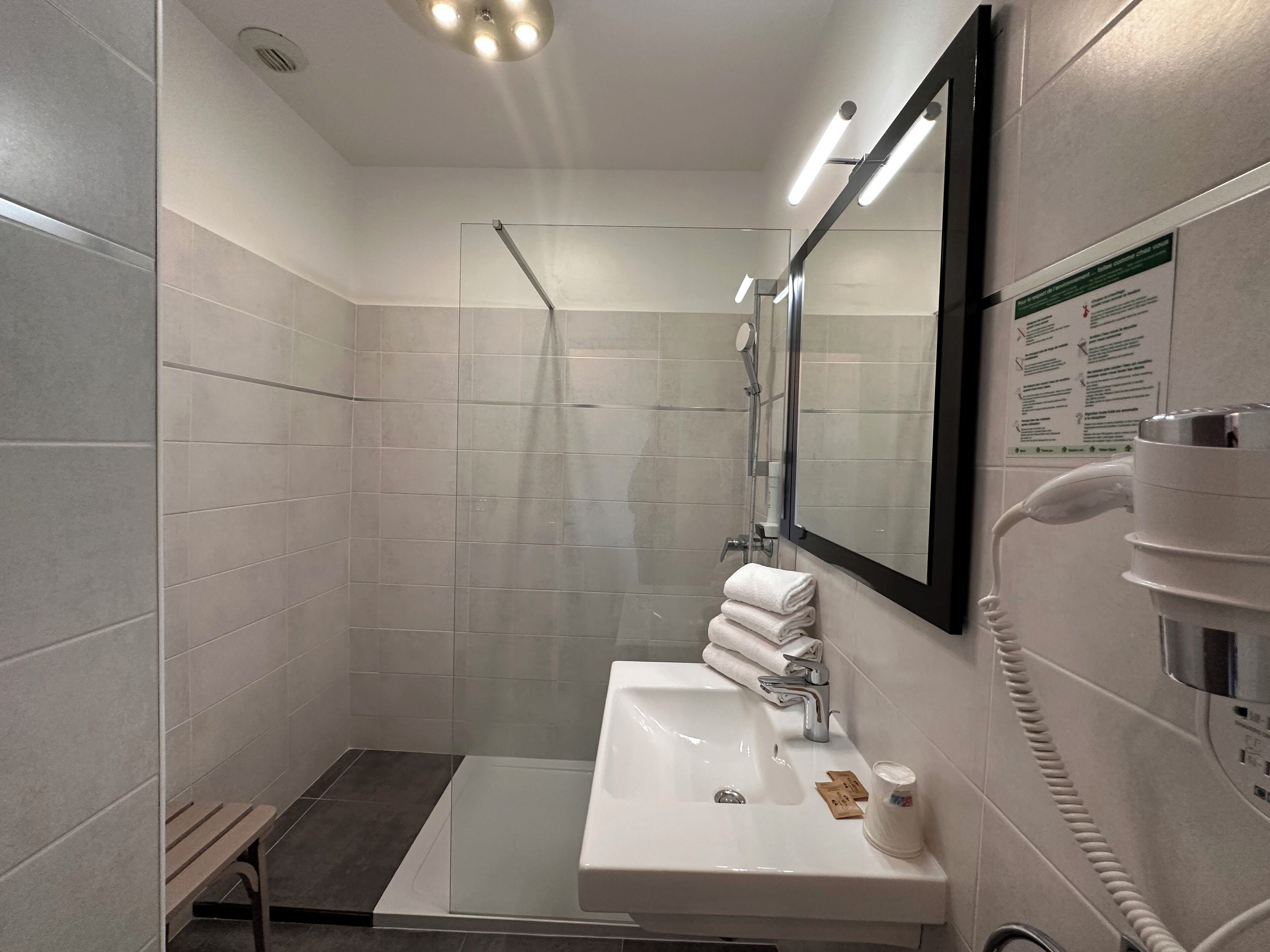 desk, blackout curtains, soundproofing, iron/ironing board