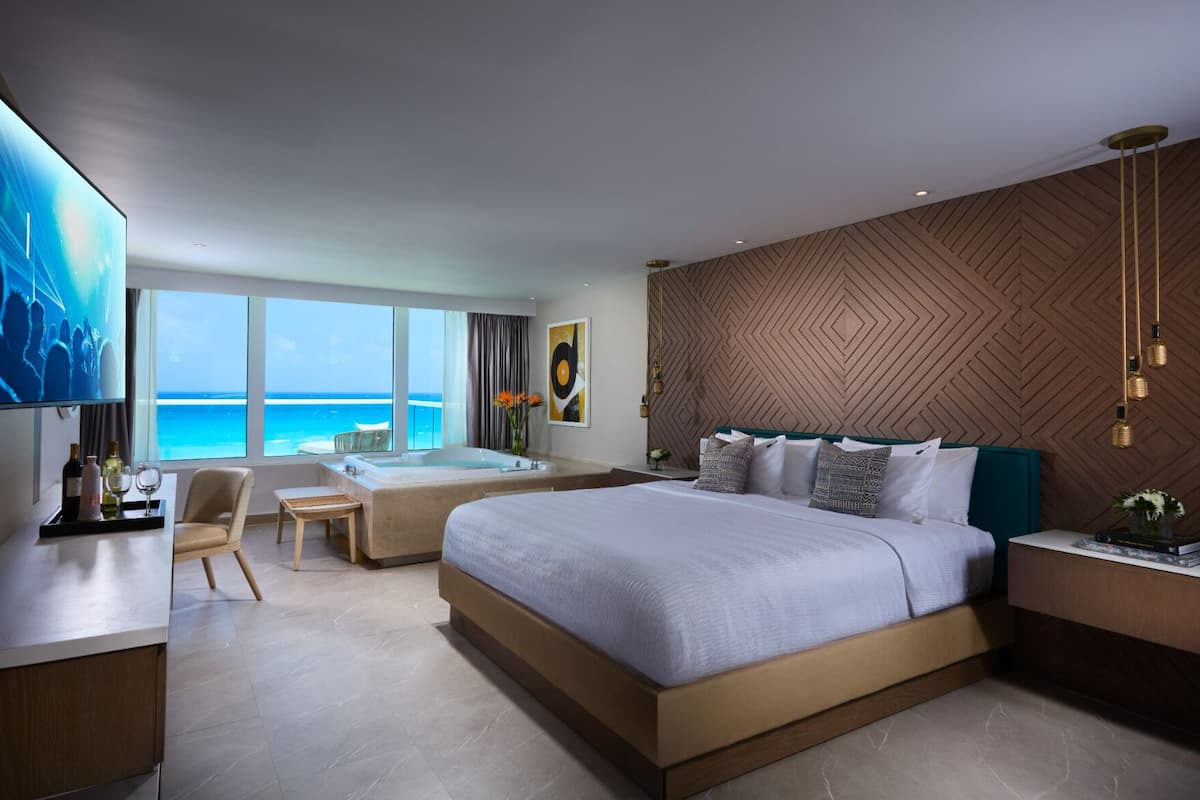 Premium bedding, down comforters, minibar (free items), in-room safe