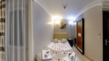 Memory foam beds, minibar, laptop workspace, blackout drapes