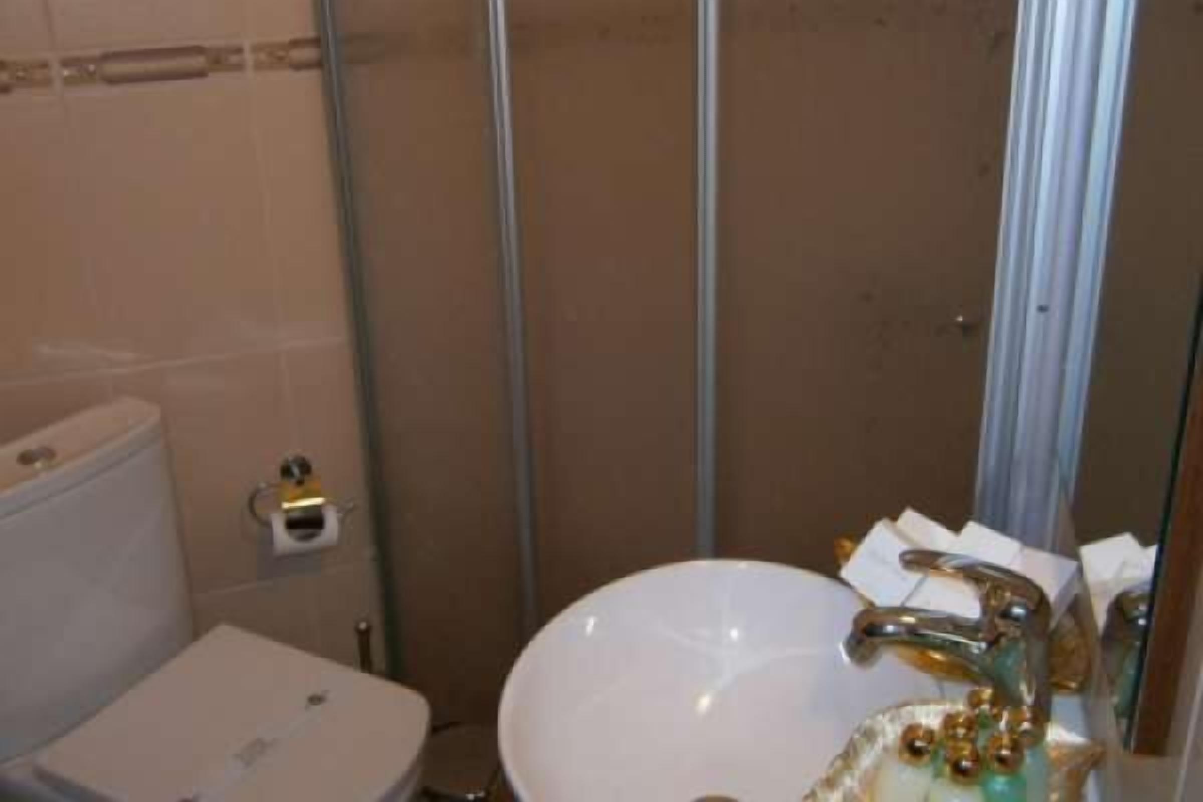 shower, free toiletries, hair dryer, slippers