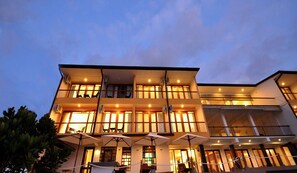 Front of property – evening/night