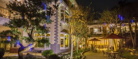 Front of property - evening/night