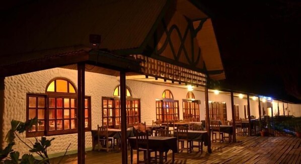 Front of property – evening/night