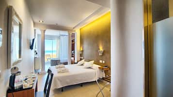 Suite Junior, vista mare | 1 camera, copriletto in piuma, materassi Select Comfort