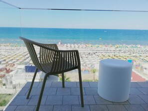 Double Room, Balcony, Sea Facing | Terrace/patio