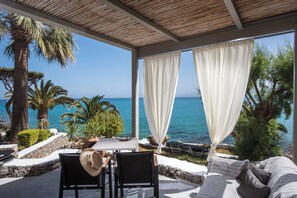 Terrace/patio - Skajado Cottages & Apartments (Hersonissos)