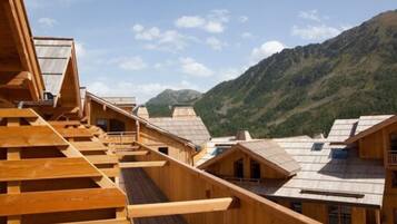 Vue depuis lâhĂ©bergement