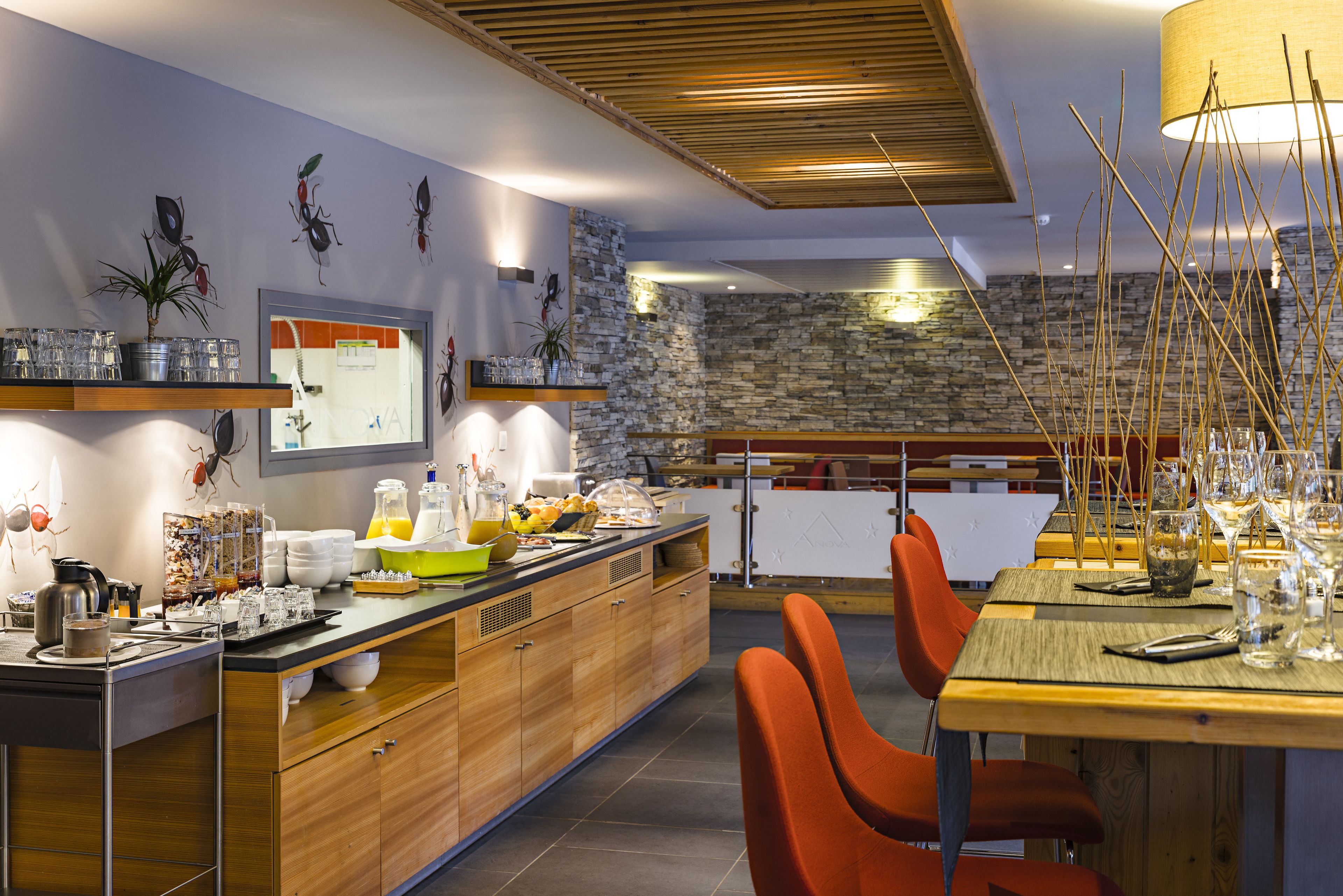 daily buffet breakfast (eur 20.50 per person)