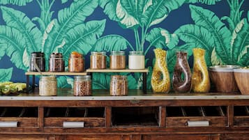 Daily buffet breakfast (EUR 14 per person)