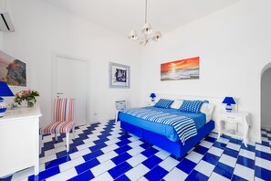 Familienzimmer, Meerblick | Hochwertige Bettwaren, Zimmersafe, individuell dekoriert