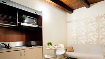 Basic Apartment, 1 Double Bed with Sofa bed | Private kitchen | Coffee/tea maker, electric kettle