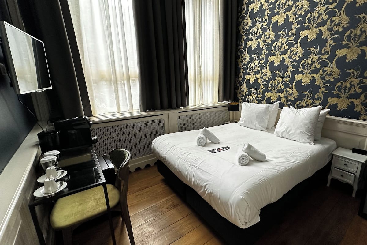 Deluxe kamer, uitzicht op stad, op benedenverdieping | Kameruitzicht