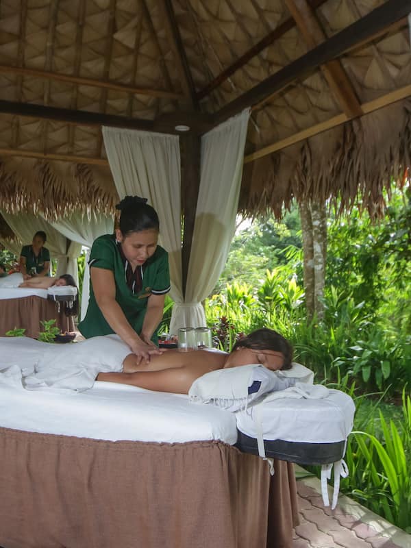 Behandelingskamers voor koppels, lichaamsbehandelingen, aromatherapie