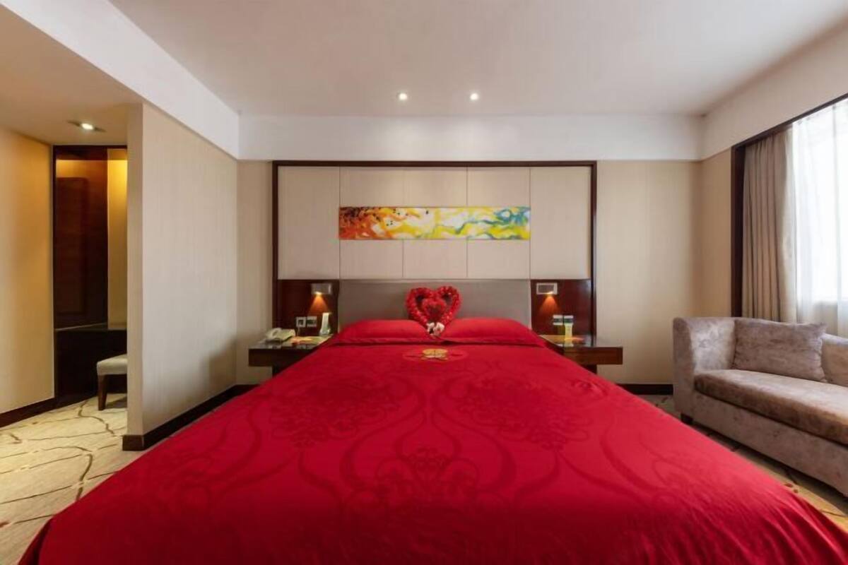 Minibar, desk, blackout curtains, soundproofing