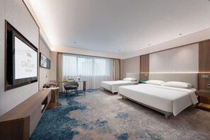 Minibar, desk, blackout drapes, soundproofing - Inzone Garland Hotel Jinan (Jinan)