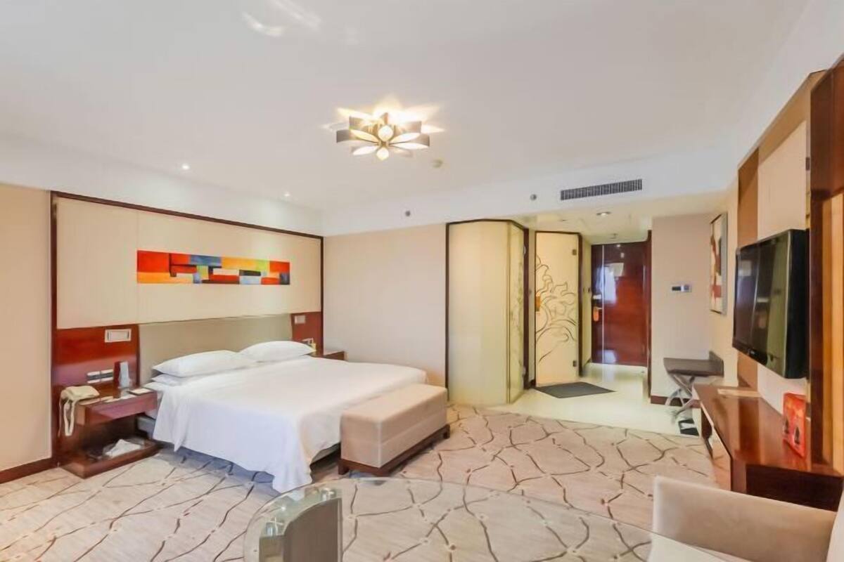 Minibar, desk, blackout curtains, soundproofing