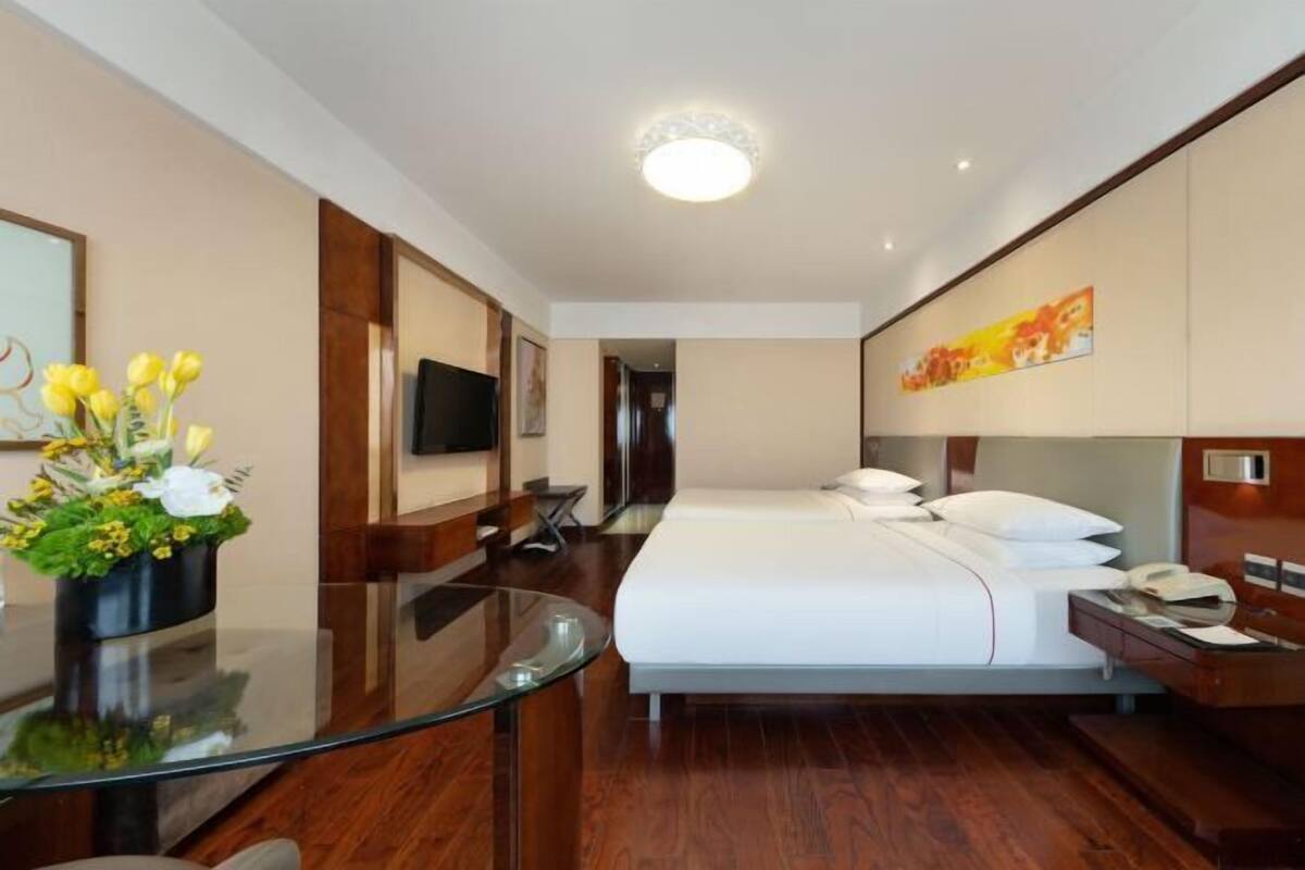 Minibar, desk, blackout curtains, soundproofing