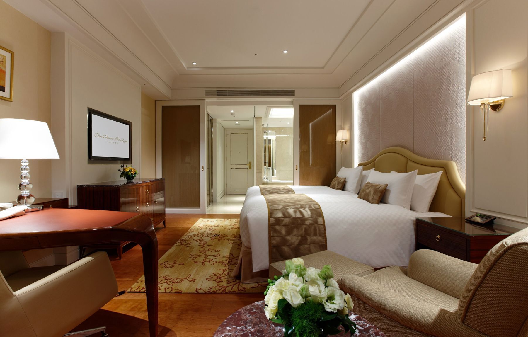 Luxe beddengoed, donsdekens, pillowtop-bedden, een minibar