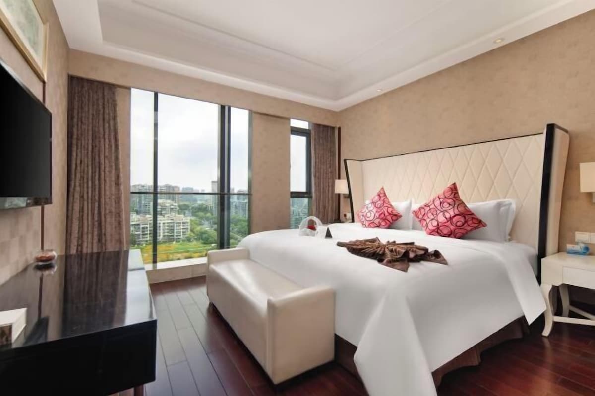 In-room safe, desk, blackout curtains, iron/ironing board