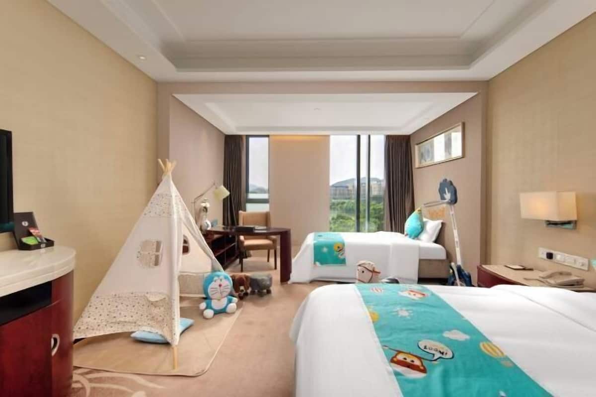 In-room safe, desk, blackout curtains, iron/ironing board