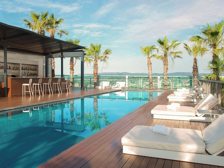 Indoor pool, outdoor pool