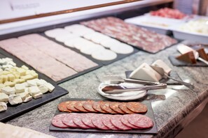 Daily buffet breakfast (EUR 12 per person)