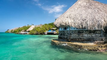 Vue depuis lâhĂ©bergement