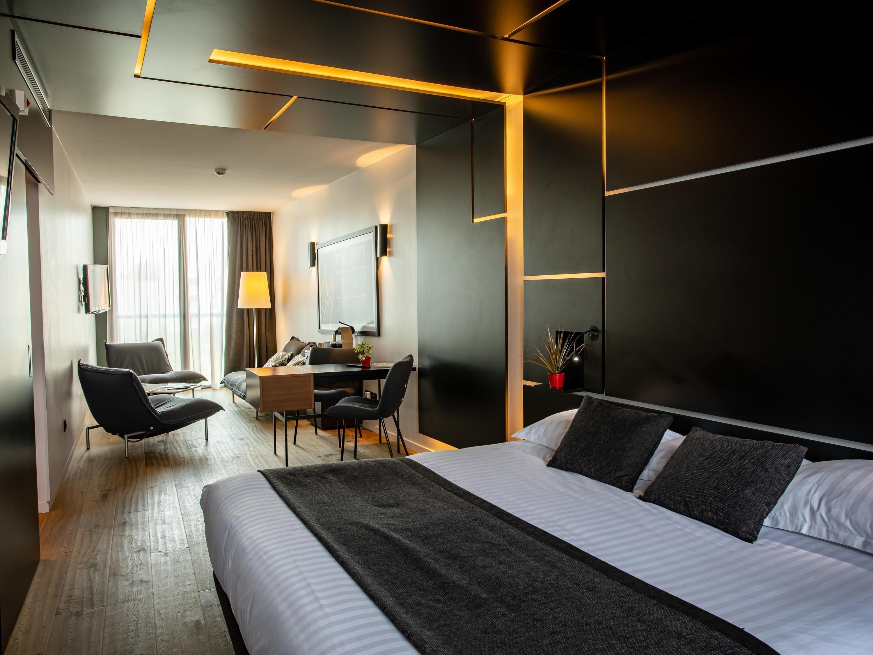 Junior-Suite, 1 King-Bett und Schlafsofa