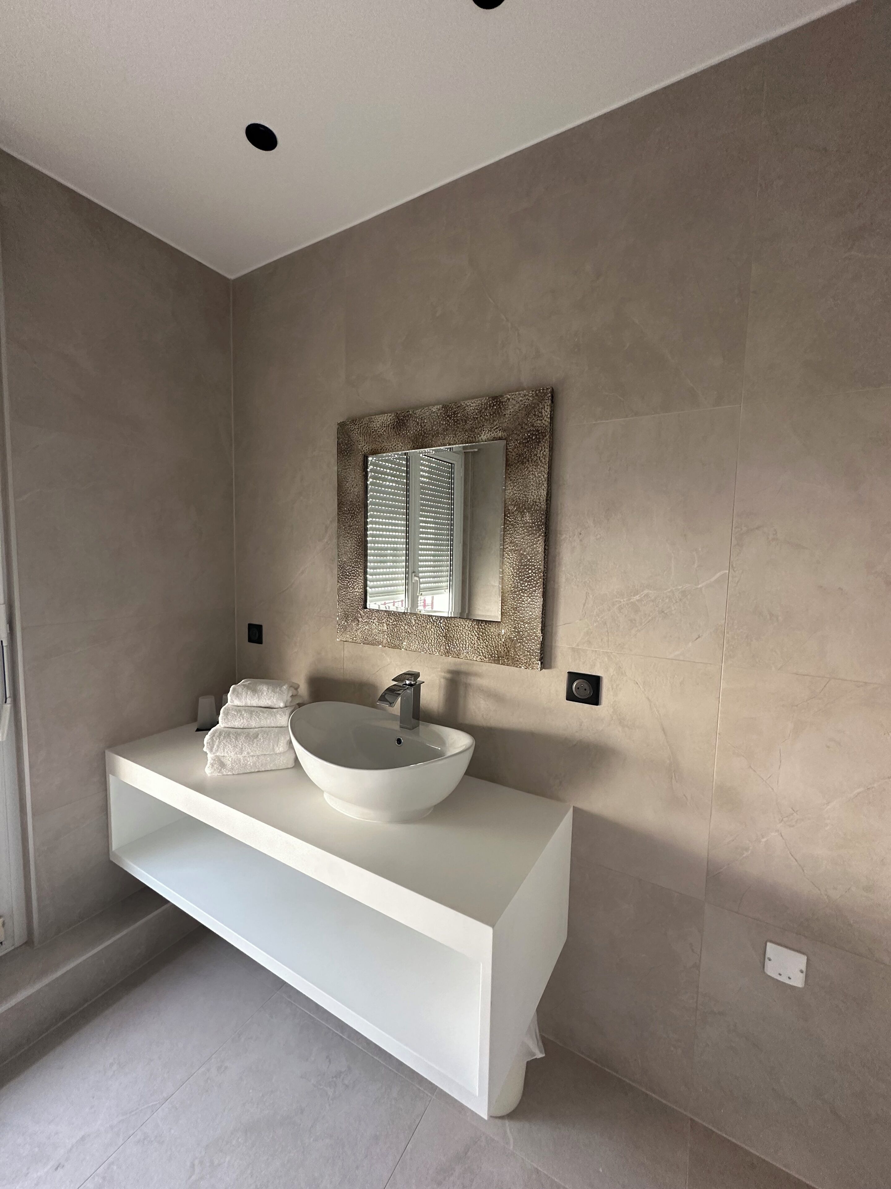 superior double or twin room | bathroom | hair dryer, bathrobes, towels